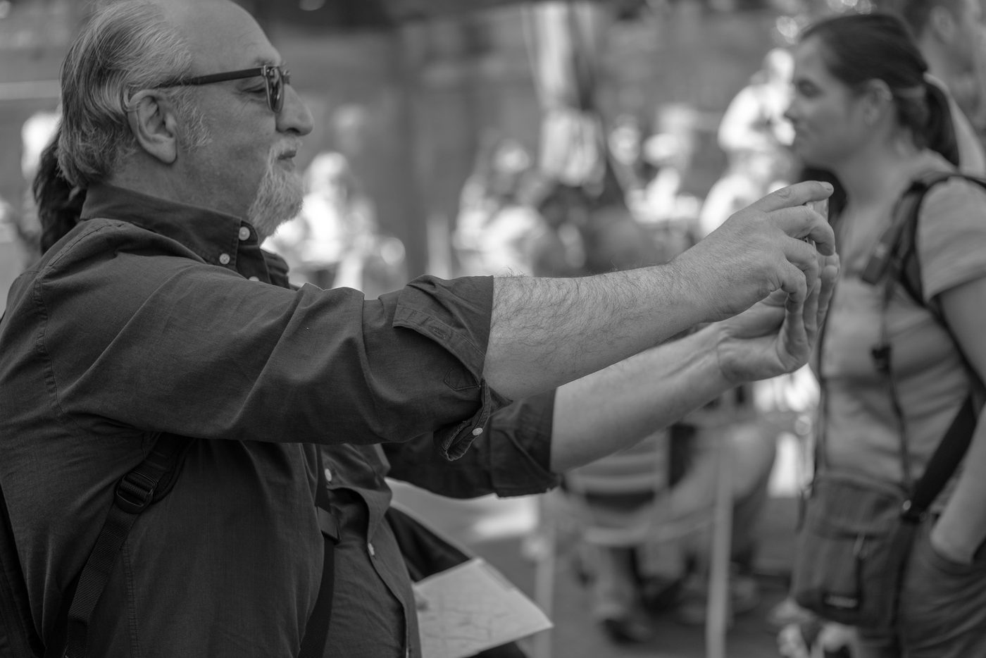 Photographe en action a la Zinneke Parade, Bruxelles (planche 087)